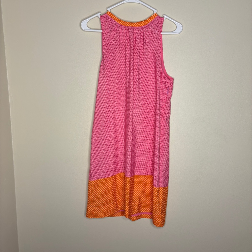 Juicy Couture Womens Knee Length Polyester Patterned Dress Size 8 Pink & orange
